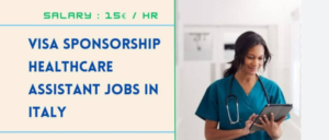 Nurse & Caregiver Jobs In Italy 2025